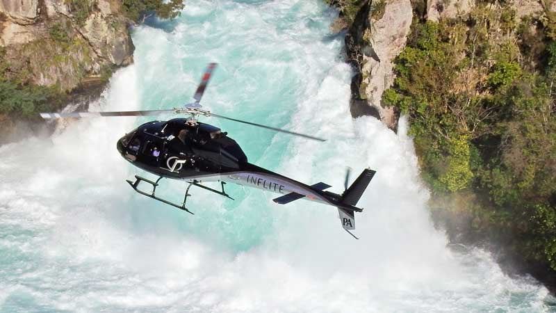 Join INFLITE Charters for an incredible scenic helicopter flight that will showcase Taupo’s two most Scenic Stars – The mighty Huka Falls and the incredible Maori Rock Carvings! 